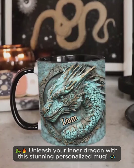 My Spirit Animal - Personalized Dragon Accent Mug
