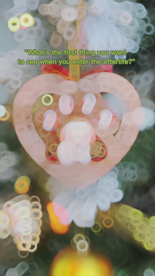 No Longer By Our Sides Forever In Our Hearts - Dog gift for who lose dog - Personalized Ornament