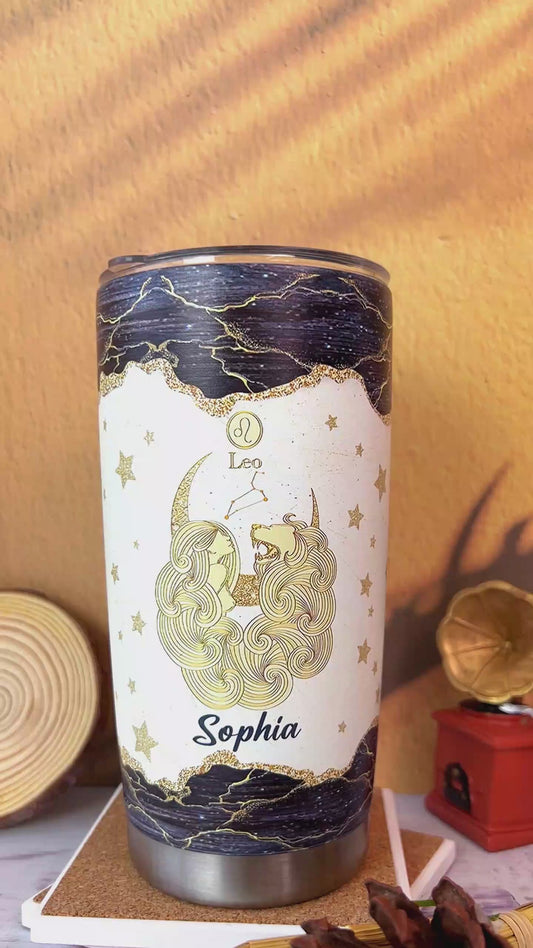 Informations nutritionnelles selon le signe du zodiaque - Gobelet isotherme personnalisé