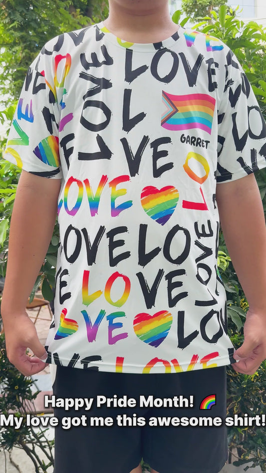 Love is Love - Personalized LGBT Support All Over Shirt