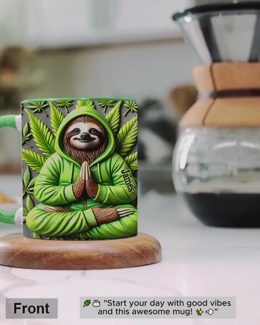 Inhale The Goodshit - Personalized Weed Accent Mug