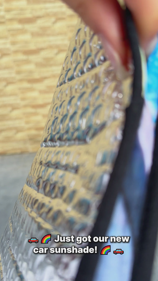 Ride With Pride - Personalized LGBT Support Car Sunshade