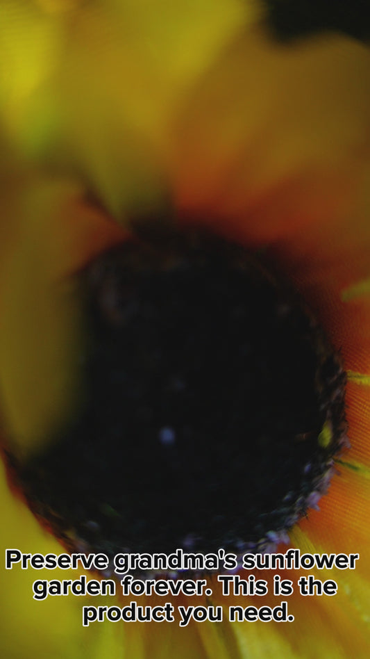 Le jardin de la grand-mère - Panneau en bois personnalisé à deux couches pour grand-mère