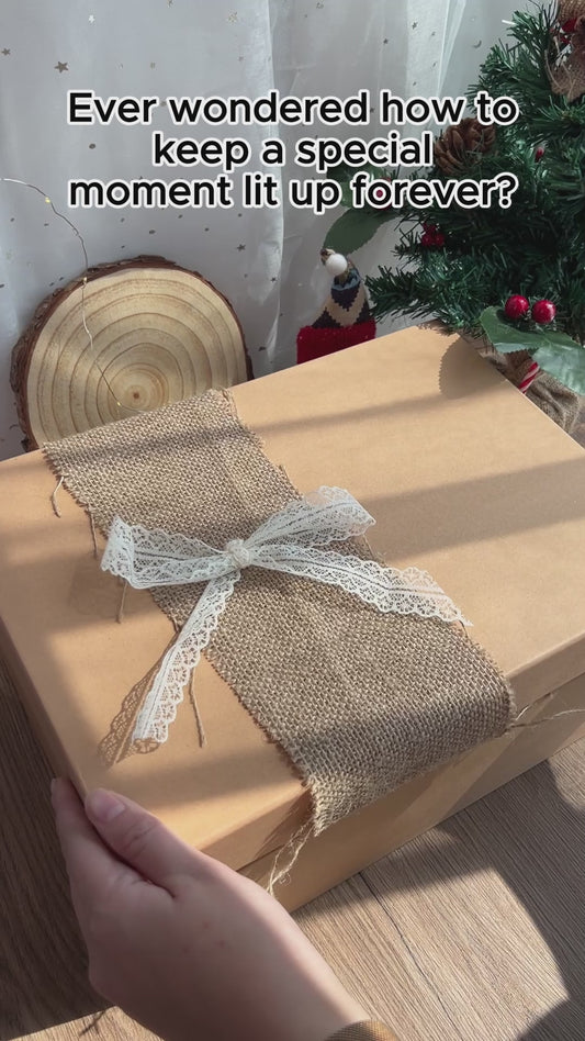 Lumière quand tu veux - Cadre photo lumineux personnalisé pour couple