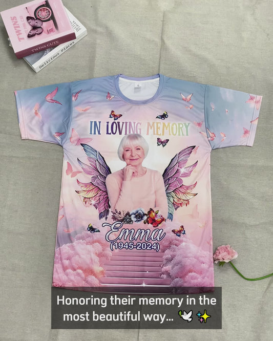 In Loving Memory - Personalized Memorial All Over Shirt