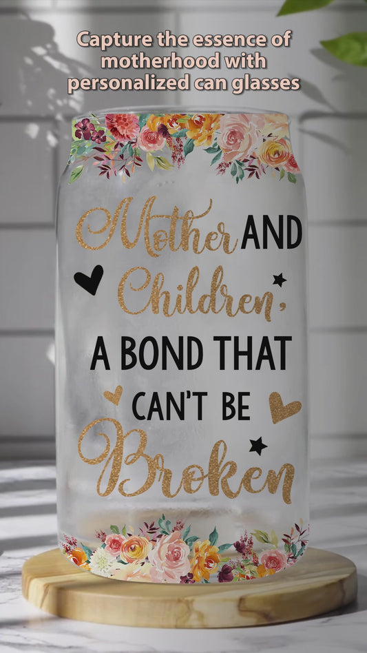 Cette maman appartient à - Verre à boire personnalisé pour maman