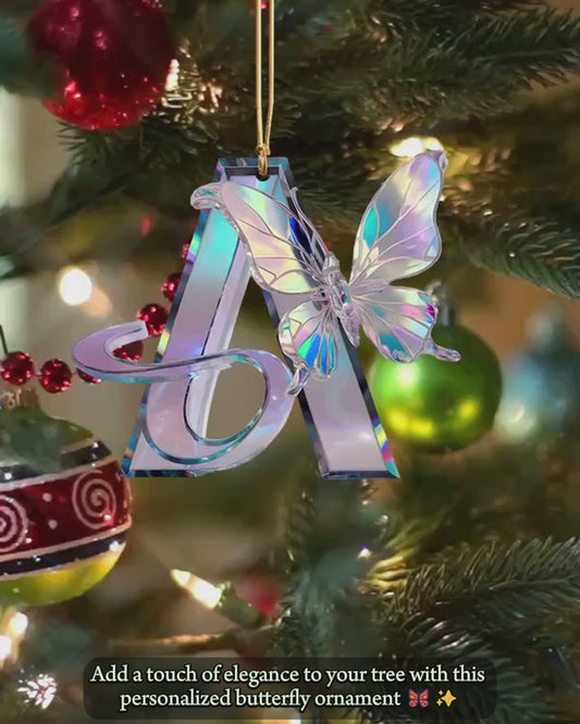 Papillon d'amour - Ornement papillon personnalisé
