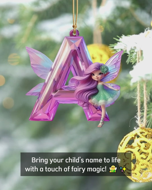 Fairy Alphabet - Personalized Kid Ornament