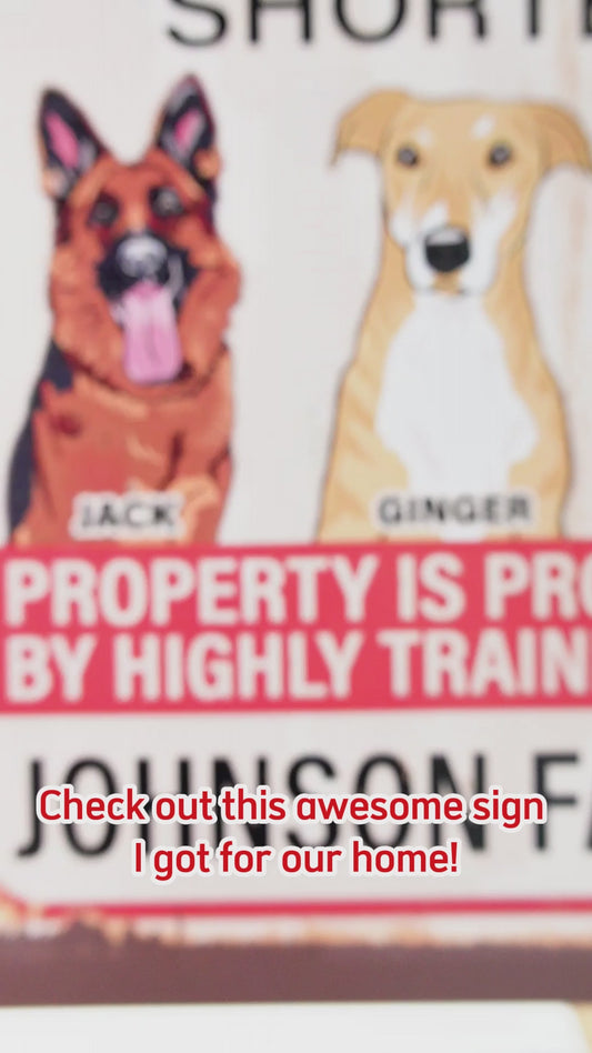 Life Is Short - Personalized Dog Rectangle Metal Sign