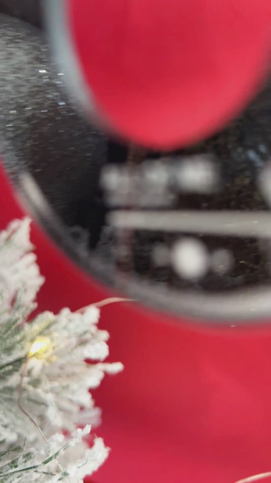 Our Favourite Song Vinyl Record Machine - Personalized Christmas Ornament (Printed On Both Sides)