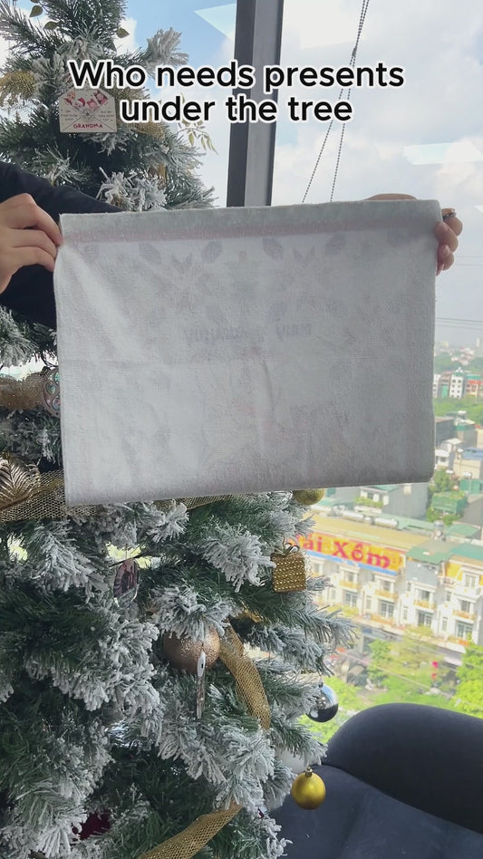 The Only Package I Want For Christmas Is You - Personalized Couple Golf Towel