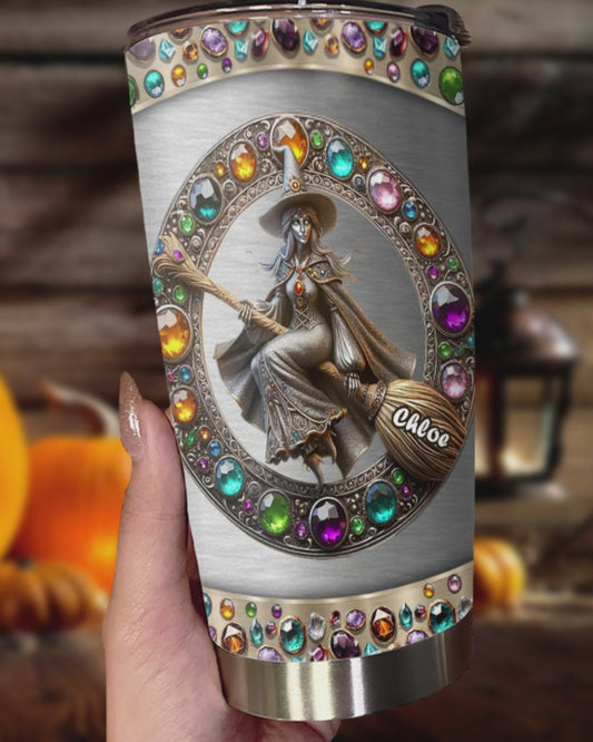 Beautiful Witch - Personalized Witch Tumbler