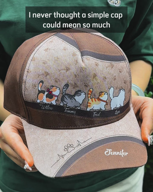 I Love My Cats - Personalized Cat Classic Cap