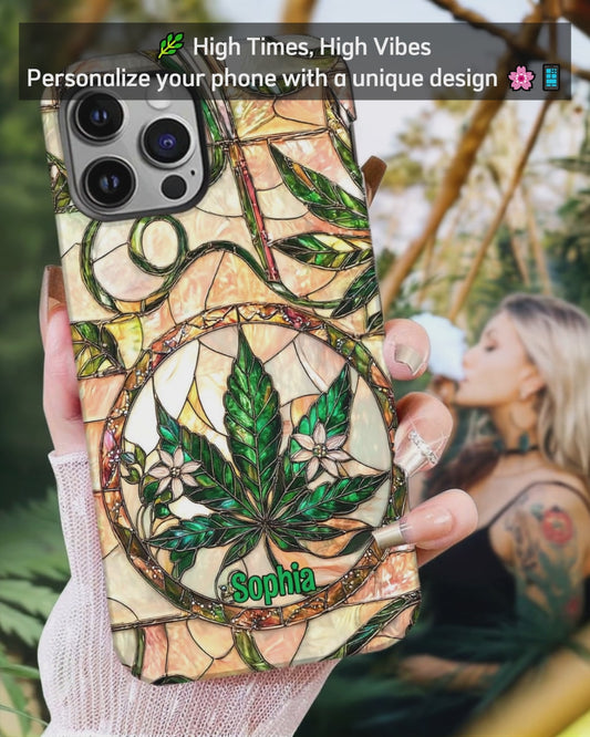 High Times - Personalized Weed Full Print Phone Case