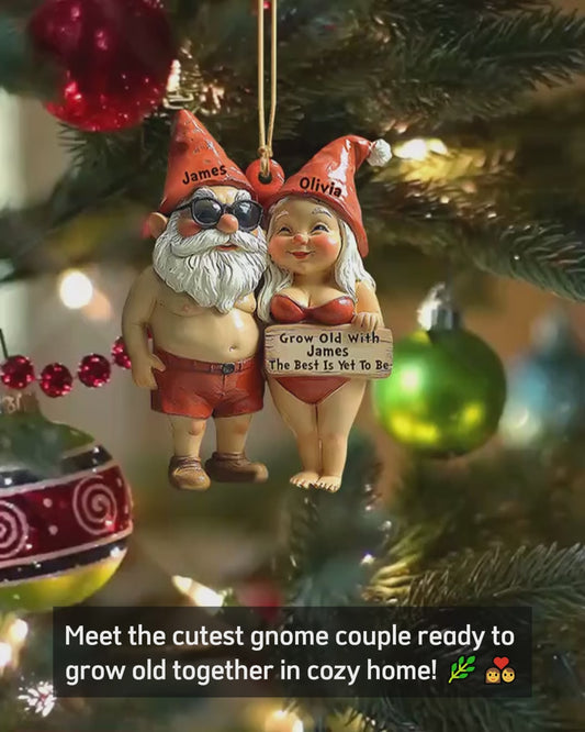 Vieillir avec lui/elle - Ornement de jardinage personnalisé