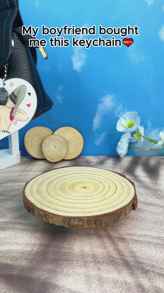 Porte-clés personnalisé pour couple « J'adore ton visage coquin »