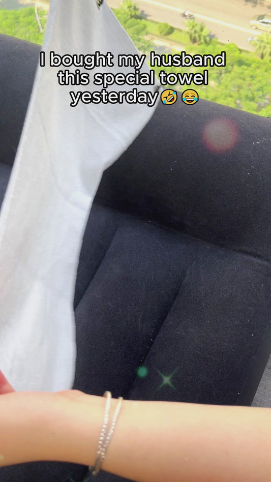 Serviette de golf personnalisée pour couple Cum Rag -