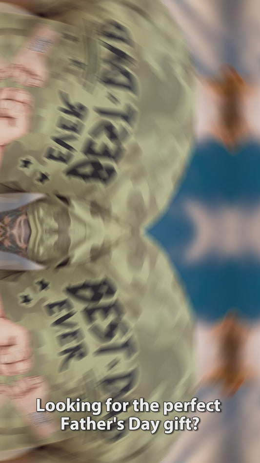 Meilleur papa du monde - T-shirt personnalisé pour papa