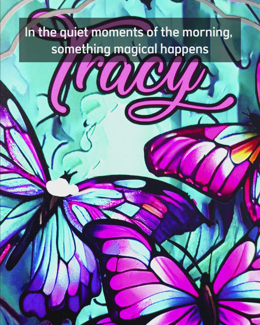 Papillon au vent - Girouette papillon personnalisée