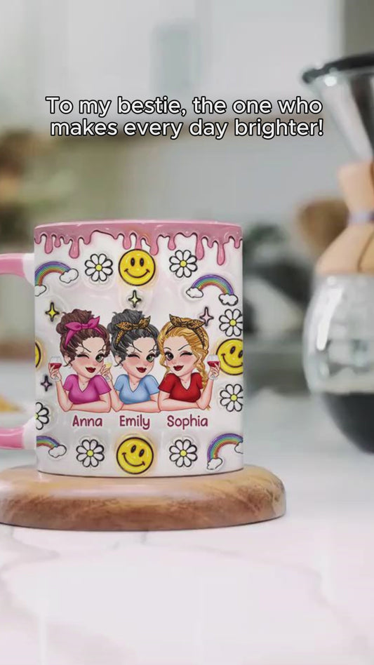 Meilleures amies pour toujours - Mug personnalisé « Meilleure amie »