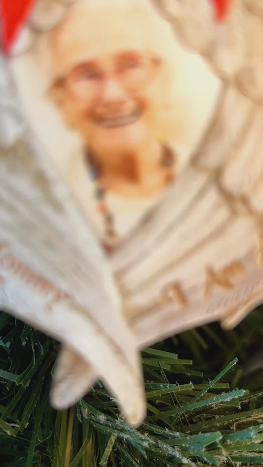 Je suis toujours avec toi - Ornement de Noël commémoratif personnalisé (Imprimé des deux côtés)