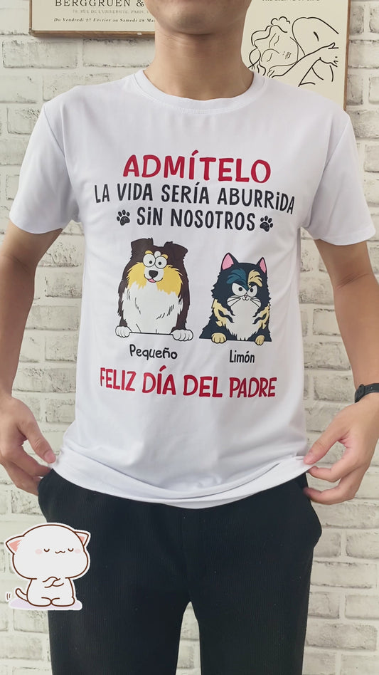 La Vida Sería Aburrida Sin Mí - Personalized Dog T-shirt And Hoodie