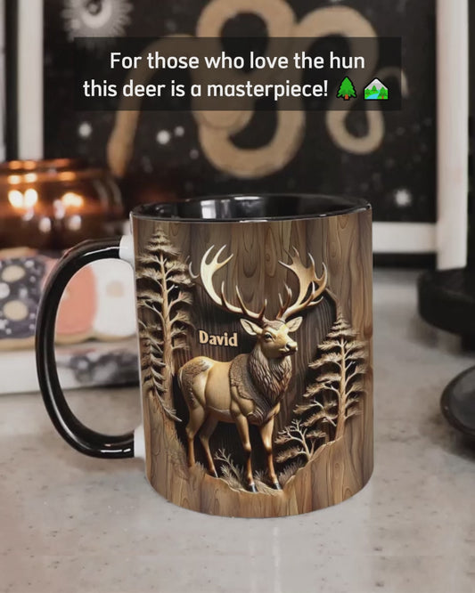 Mug personnalisé « J’adore la chasse »