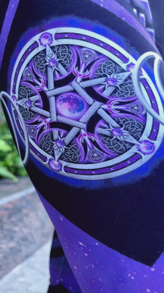 Purple Triple Moon Witch