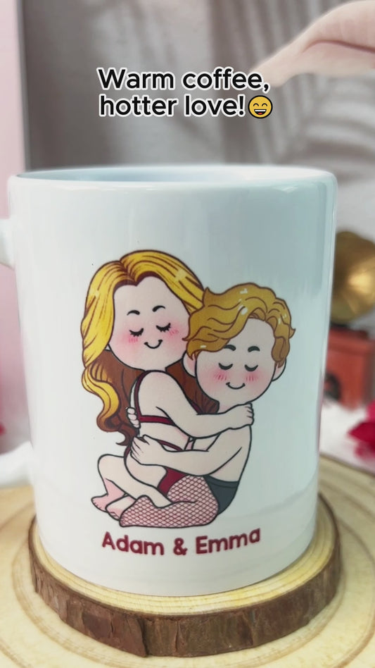 Merci d'être si sexy - Mug personnalisé pour couple