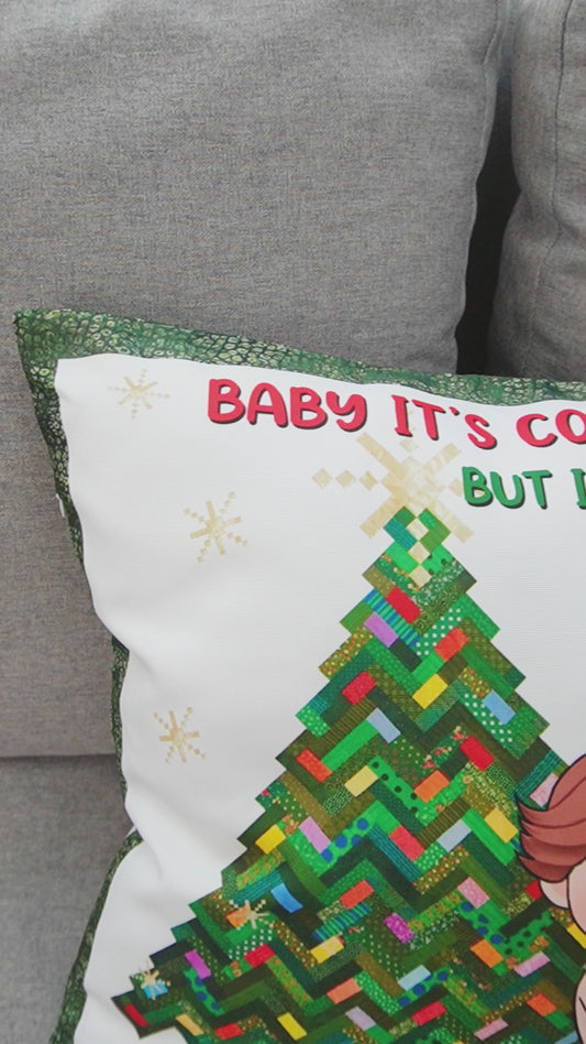 Warm In Here - gift for wife, boyfriend - Personalized Throw Pillow