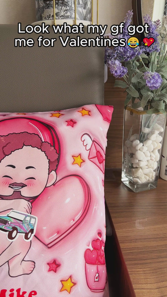 Préparez-vous à Willy - Coussin décoratif personnalisé pour couple