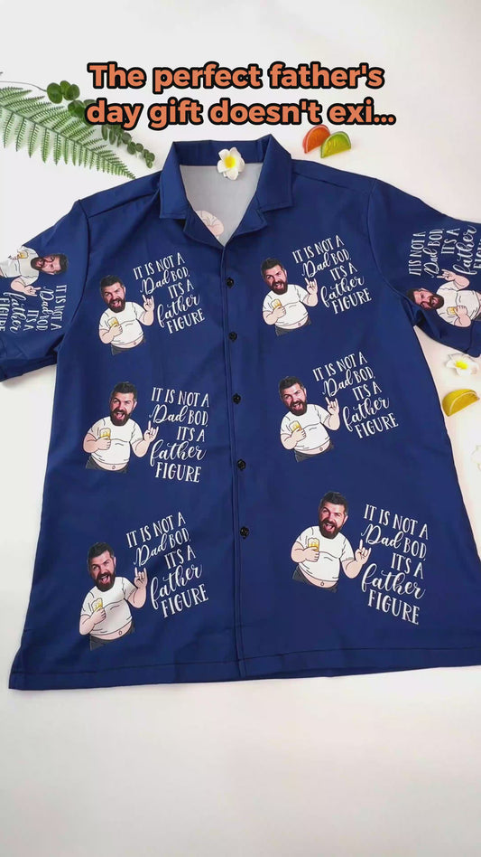 L'homme, le mythe, la légende - Chemise hawaïenne personnalisée pour la fête des pères