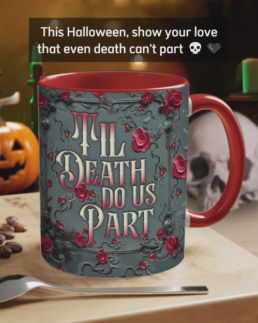 Jusqu'à ce que la mort nous sépare - Mug personnalisé pour couple