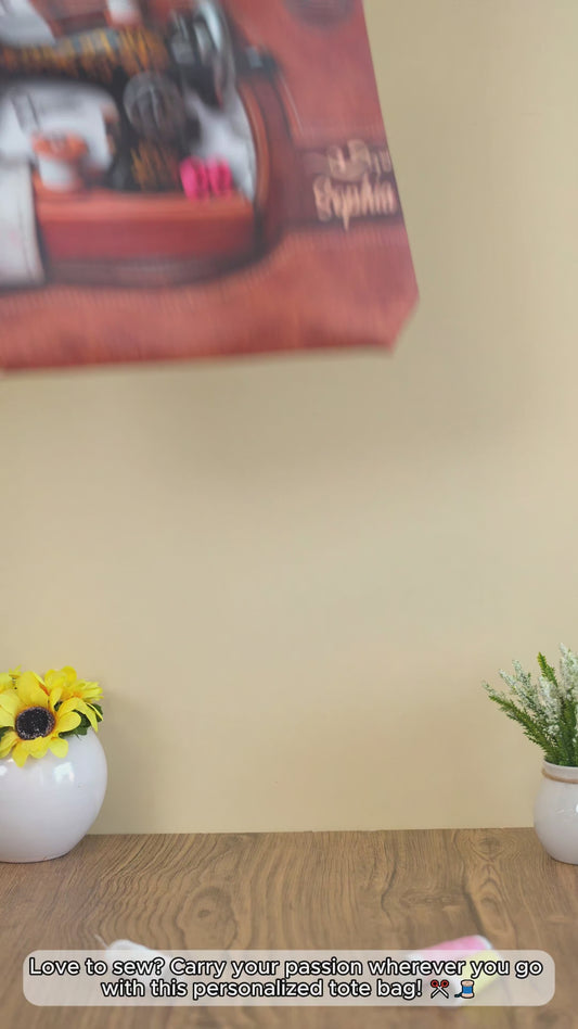 Machine à coudre magnifique - Sac fourre-tout de couture personnalisé