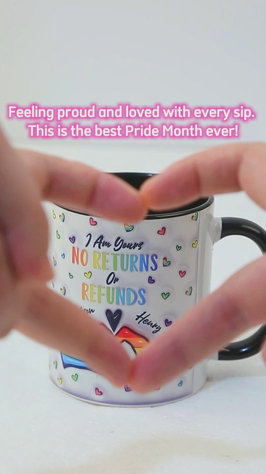 I Am Yours - Personalized Couple Accent Mug