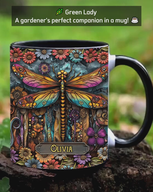 Green Lady - Personalized Gardening Accent Mug