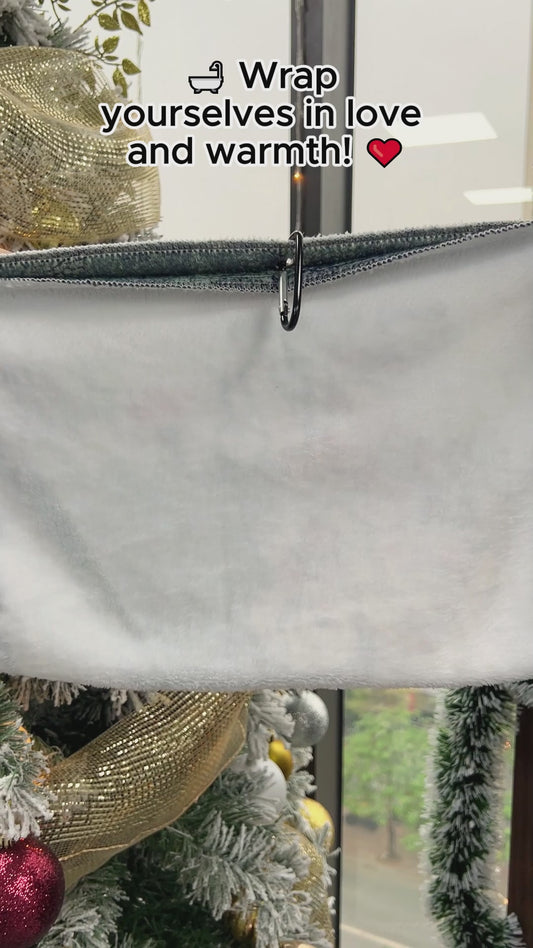 Warm In Here - Personalized Couple Towel