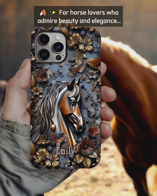 Superbe cheval - Coque de téléphone personnalisée avec impression intégrale de cheval