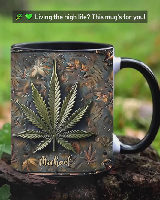 High Life - Personalized Weed Accent Mug