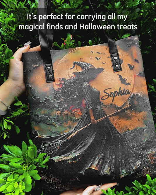 Beautiful Witch - Personalized Witch Tote Bag