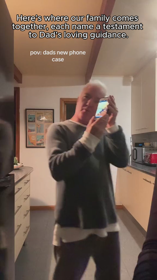 Dad's Heart Best Dad Ever - Personalized Father Phone Case