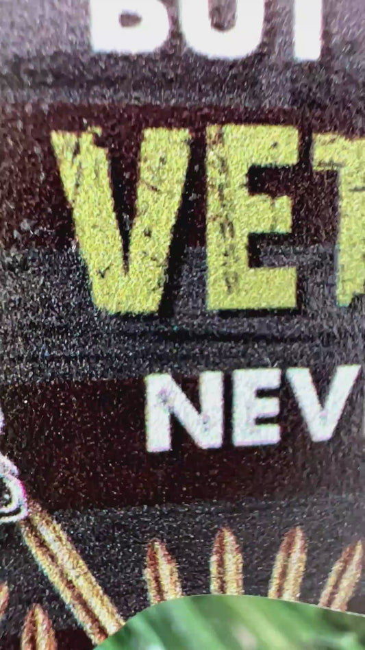 My Time In Uniform Is Over - Personalized Christmas Veteran Ornament (Printed On Both Sides)