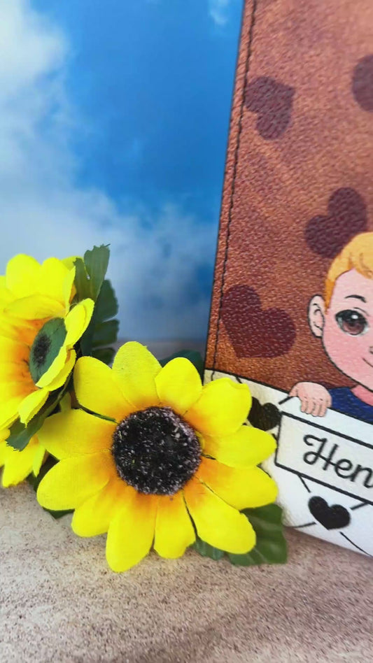 Meilleure grand-mère du monde - Cadeau pour grand-mère, maman, tante - Sac à main en cuir personnalisé