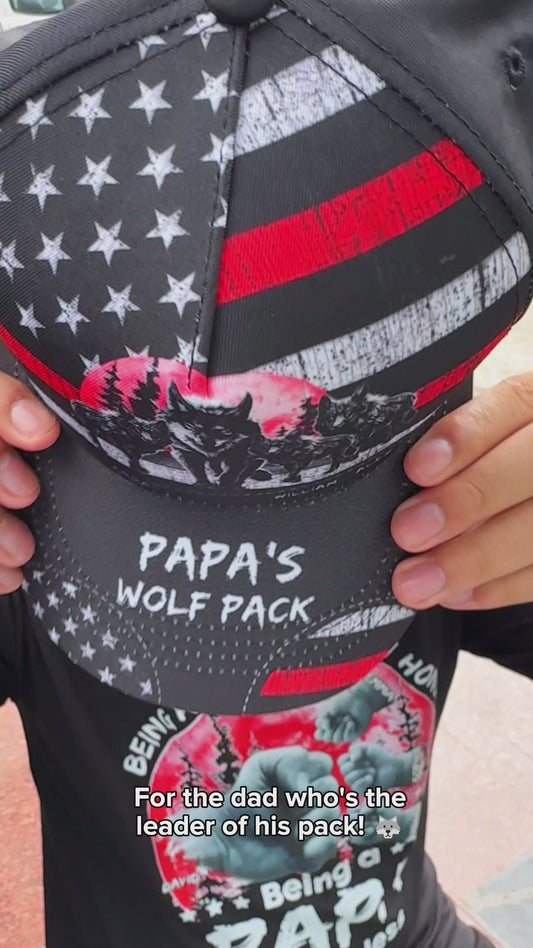 Pack de loups - Casquette classique personnalisée pour grand-père