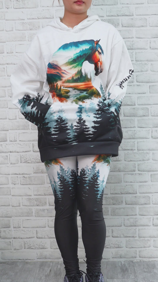 Horse Girl - Personalized Horse Hoodie and Leggings