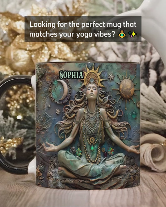 Je ne suis pas du sucre et des épices - Mug personnalisé pour le yoga