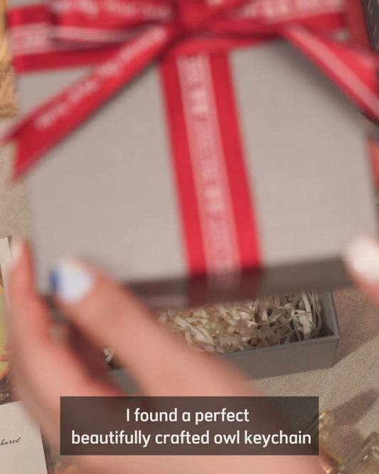Porte-clés hibou coloré et personnalisé