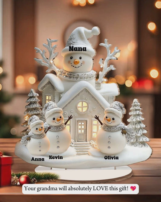 J'adore être grand-mère - Plaque en bois personnalisée « Grand-mère »