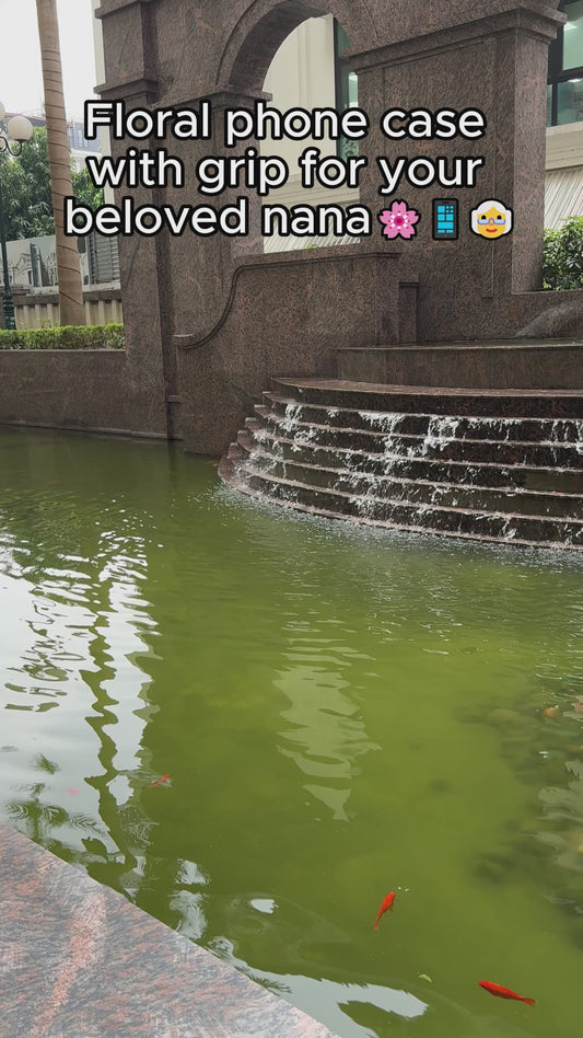 Mamie qui se tient la main - Coque de téléphone personnalisée pour grand-mère