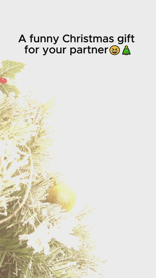 Le Père Noël n'est pas le seul à arriver - Porte-clés personnalisé pour couple